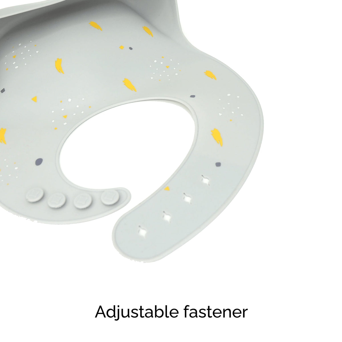 Baby Silicone Bib: Earl Grey