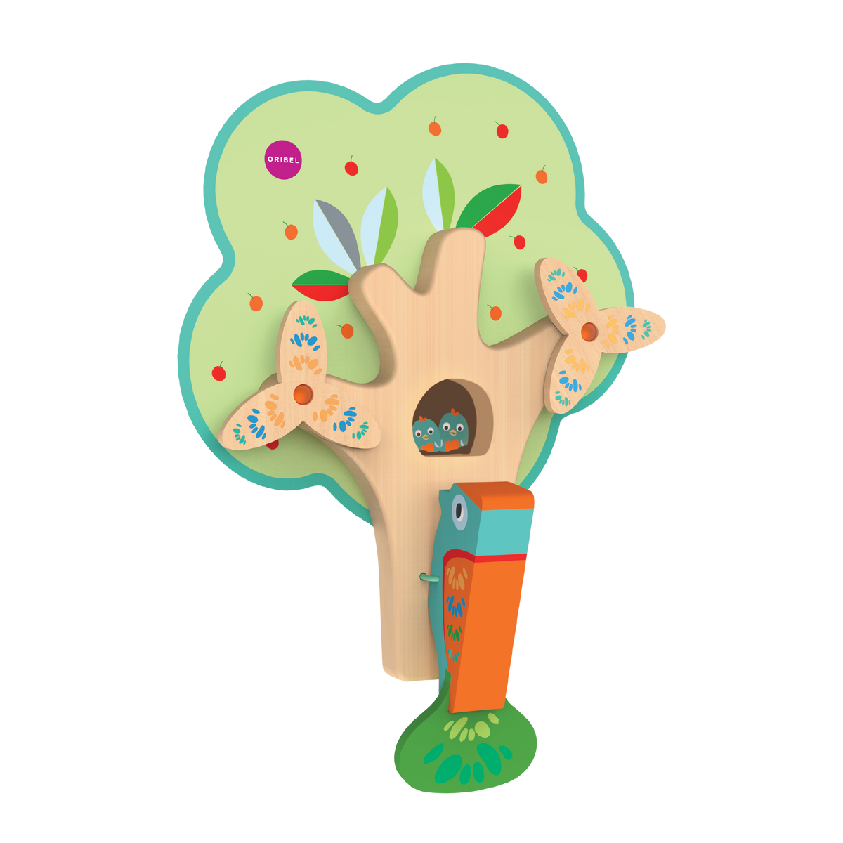 VertiPlay Wall Toy: Busy Woodpecker