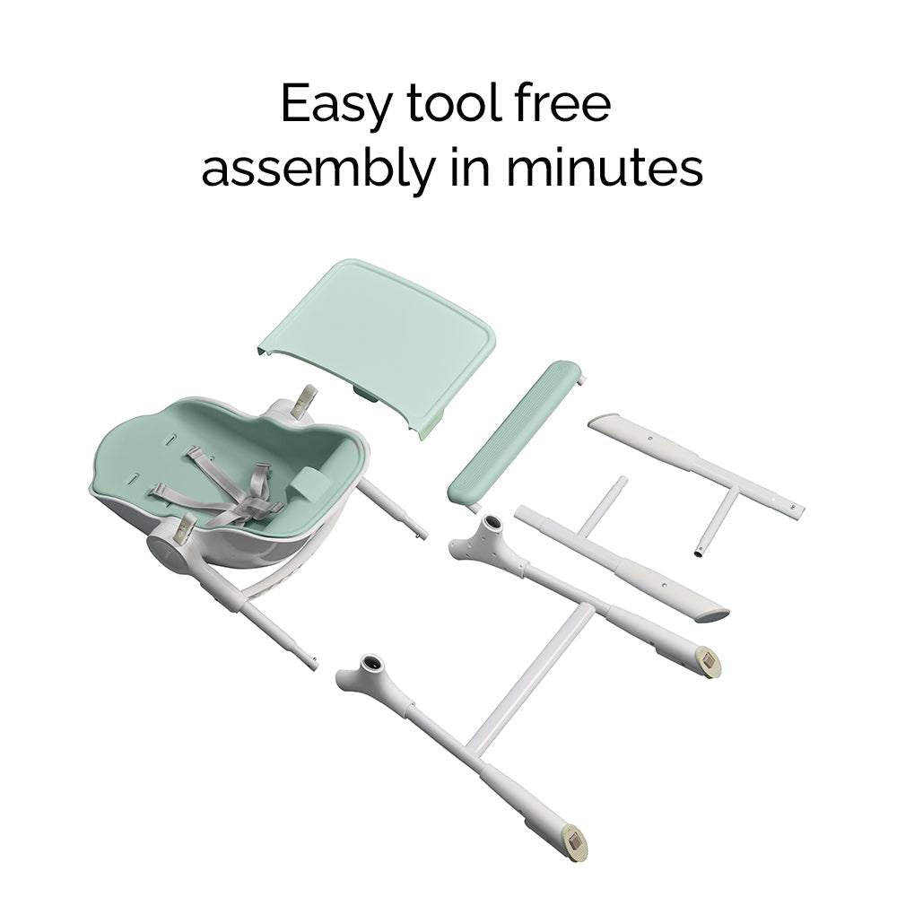 Cocoon Z High Chair Lounger: Avocado Green