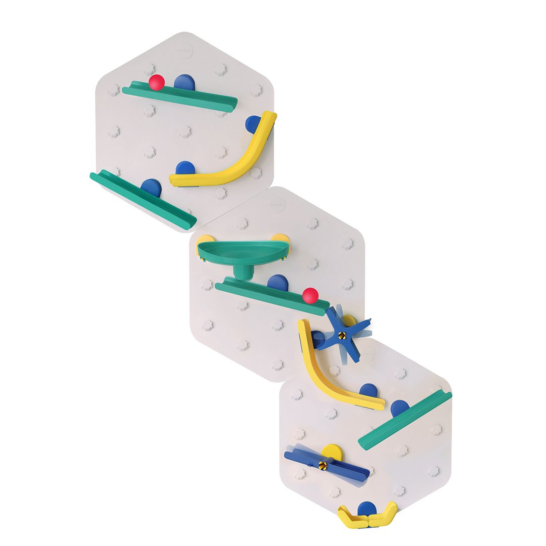 VertiPlay STEM Marble Run: Crayon Edition Triple Fun Set of 3