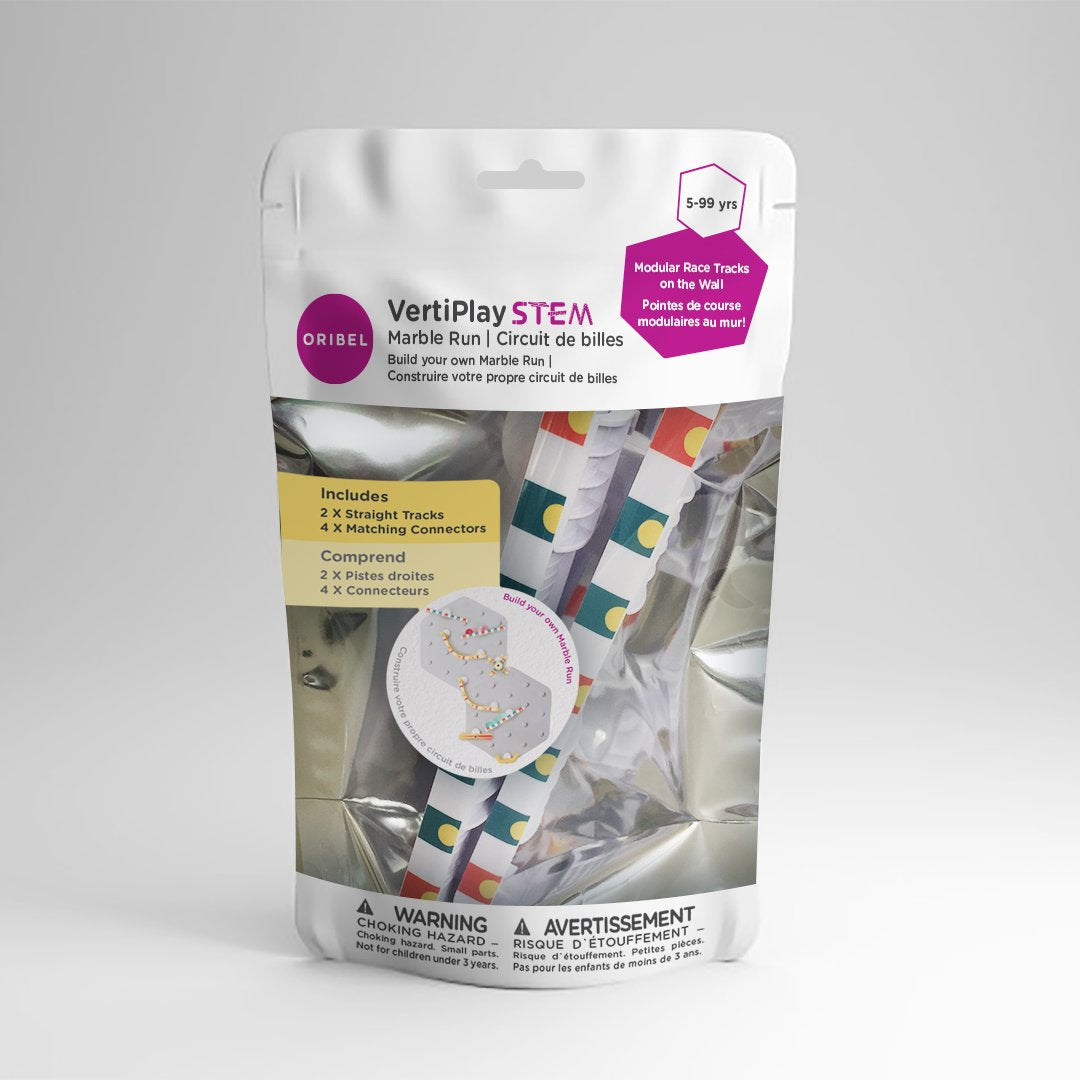 Straight Tracks: Build your own Marble Run Or Extend it!