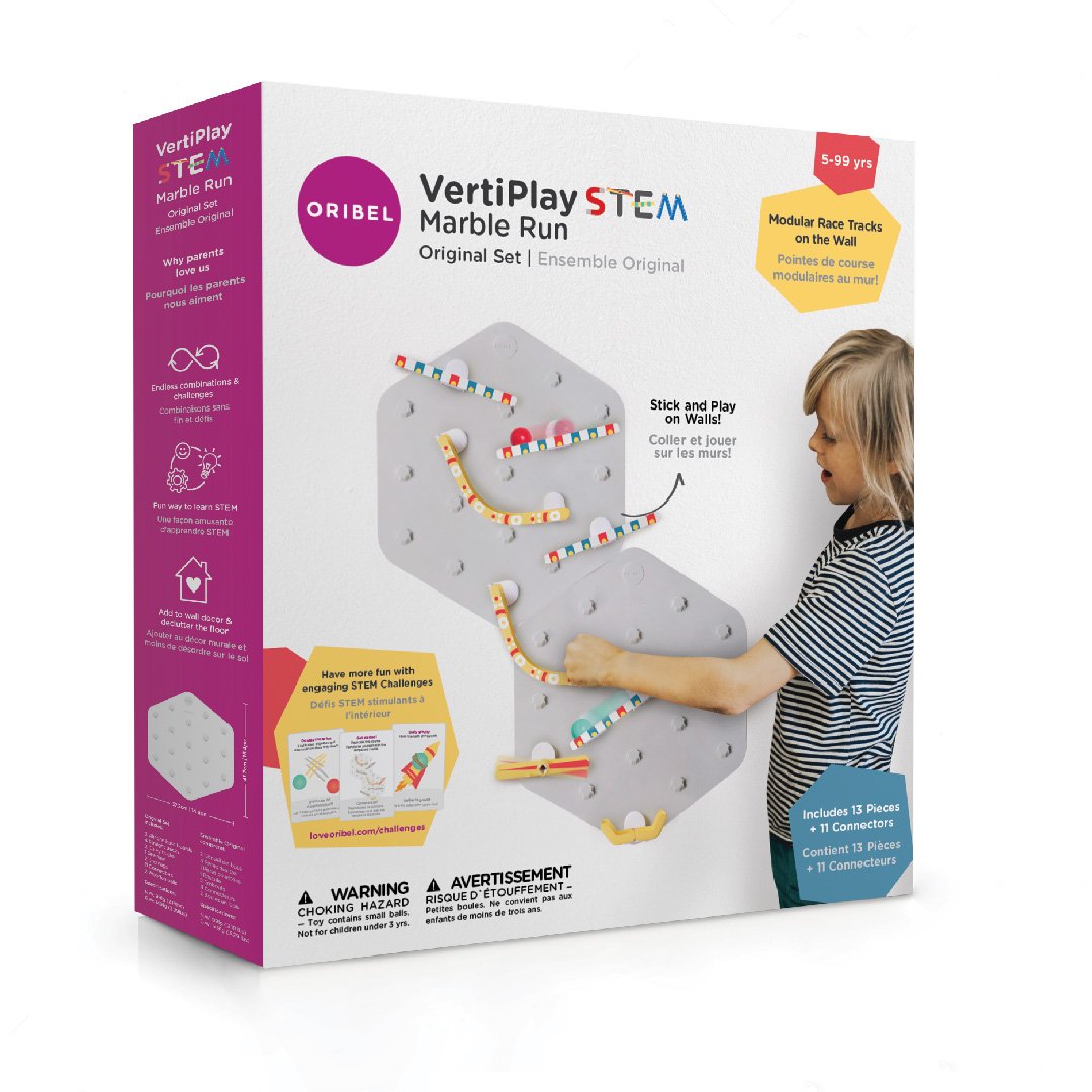 VertiPlay STEM Marble Run: Original Set of 2