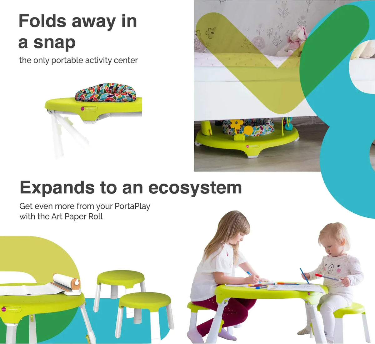 Portaplay friends folds away