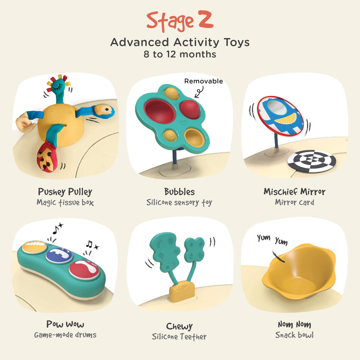 PortaPlay Stage-Based Activity Center: Monsterland Adventures