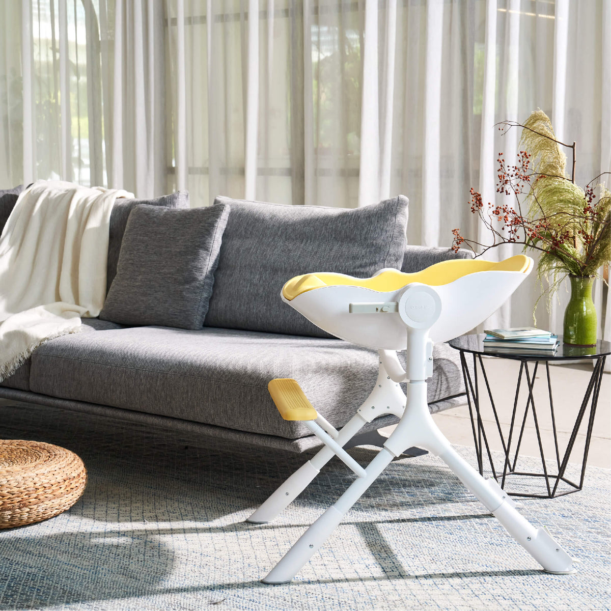 Cocoon Z High Chair Lounger: Lemonade Yellow