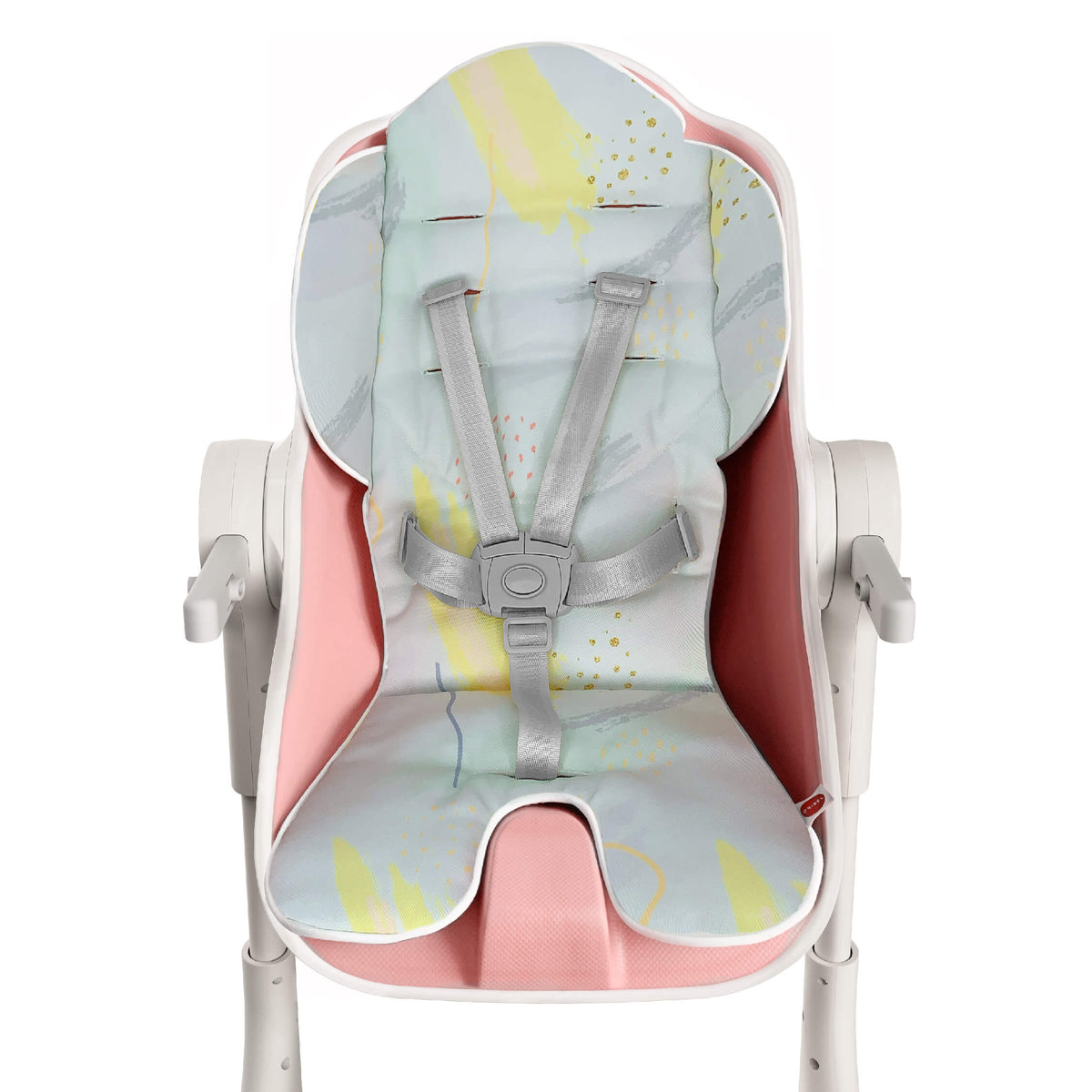 Cocoon Z High Chair Lounger + Seat Liner Combo: Cotton Candy Pink
