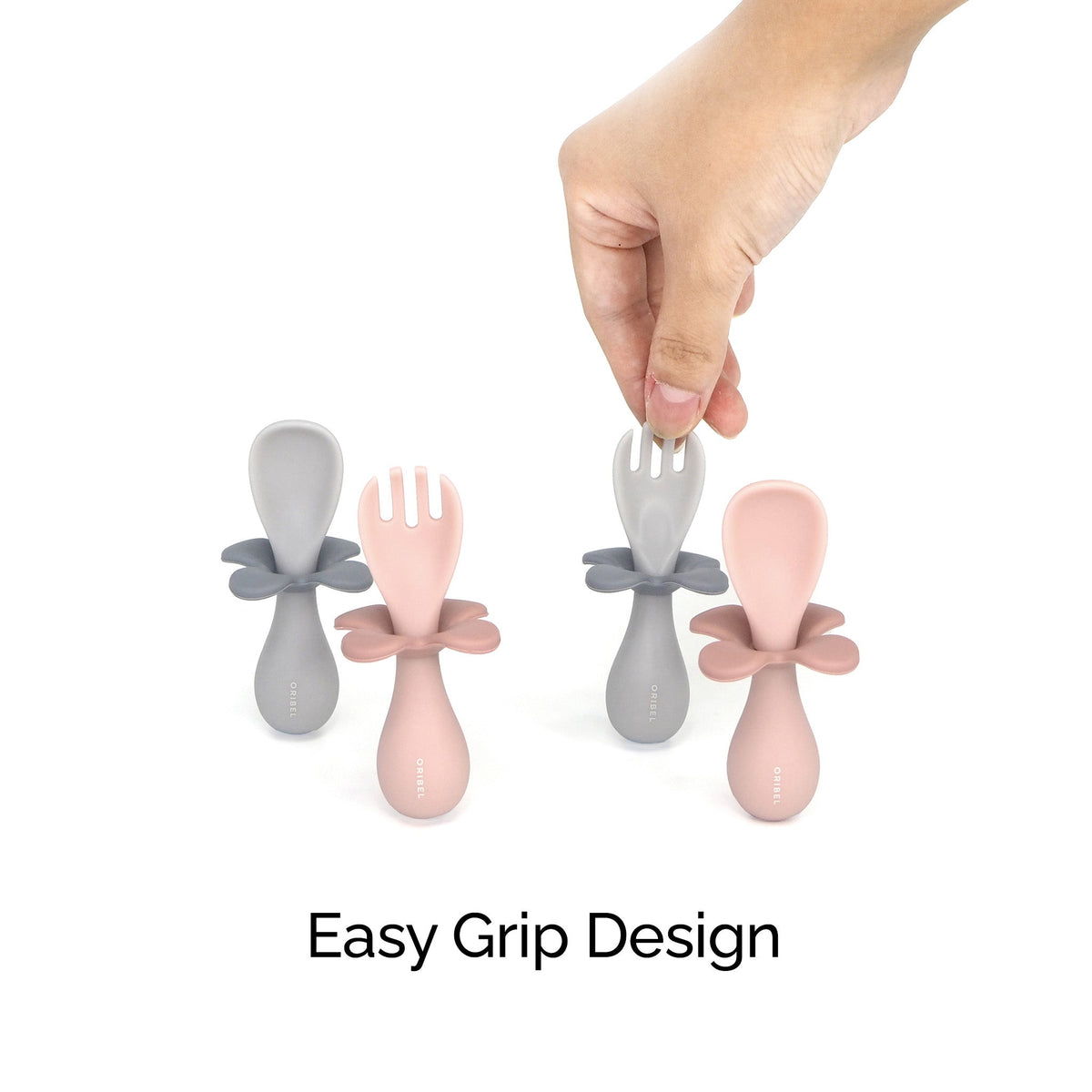 Baby Plate Fork & Spoon: Earl Grey