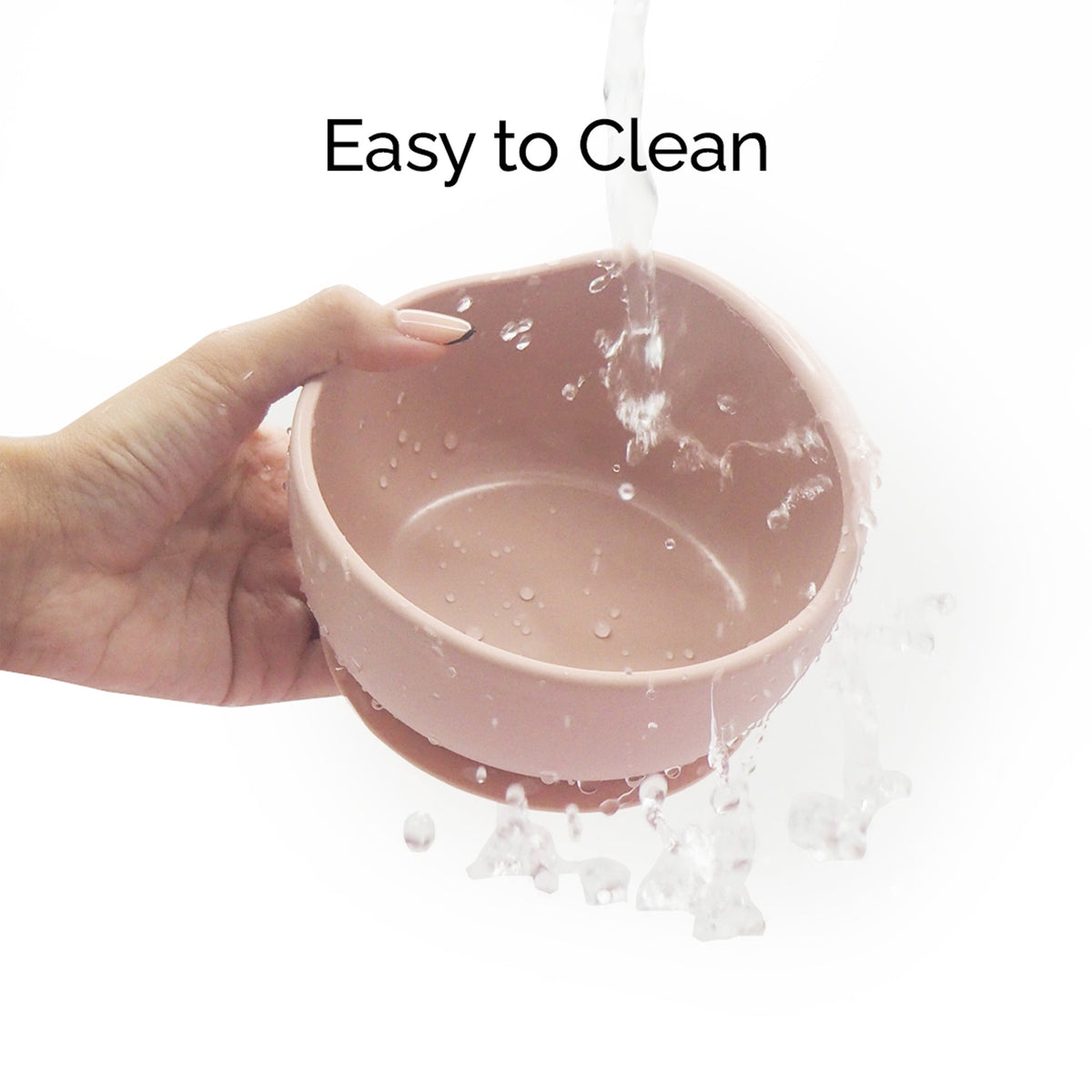 Baby Bowl & Spoon: Grapefruit Pink
