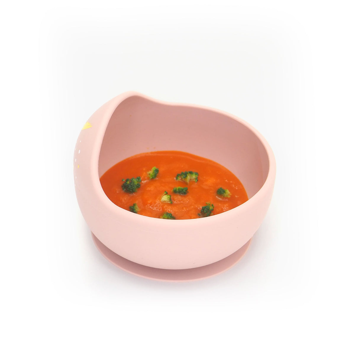 Baby Bowl & Spoon: Grapefruit Pink