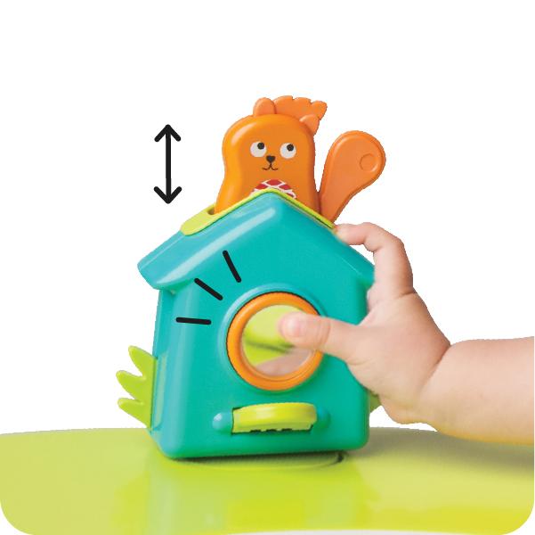PortaPlay Toy: Popping Squirrel