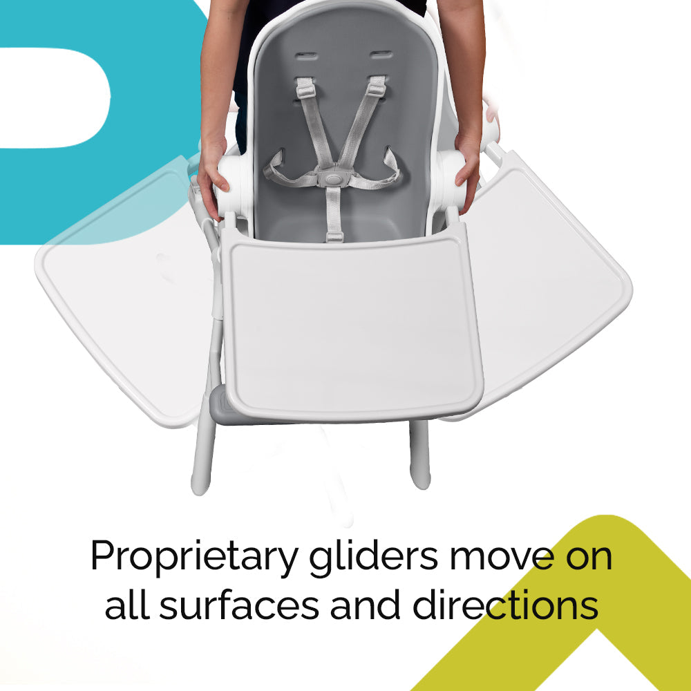 Cocoon Z High Chair Lounger: Ice Grey