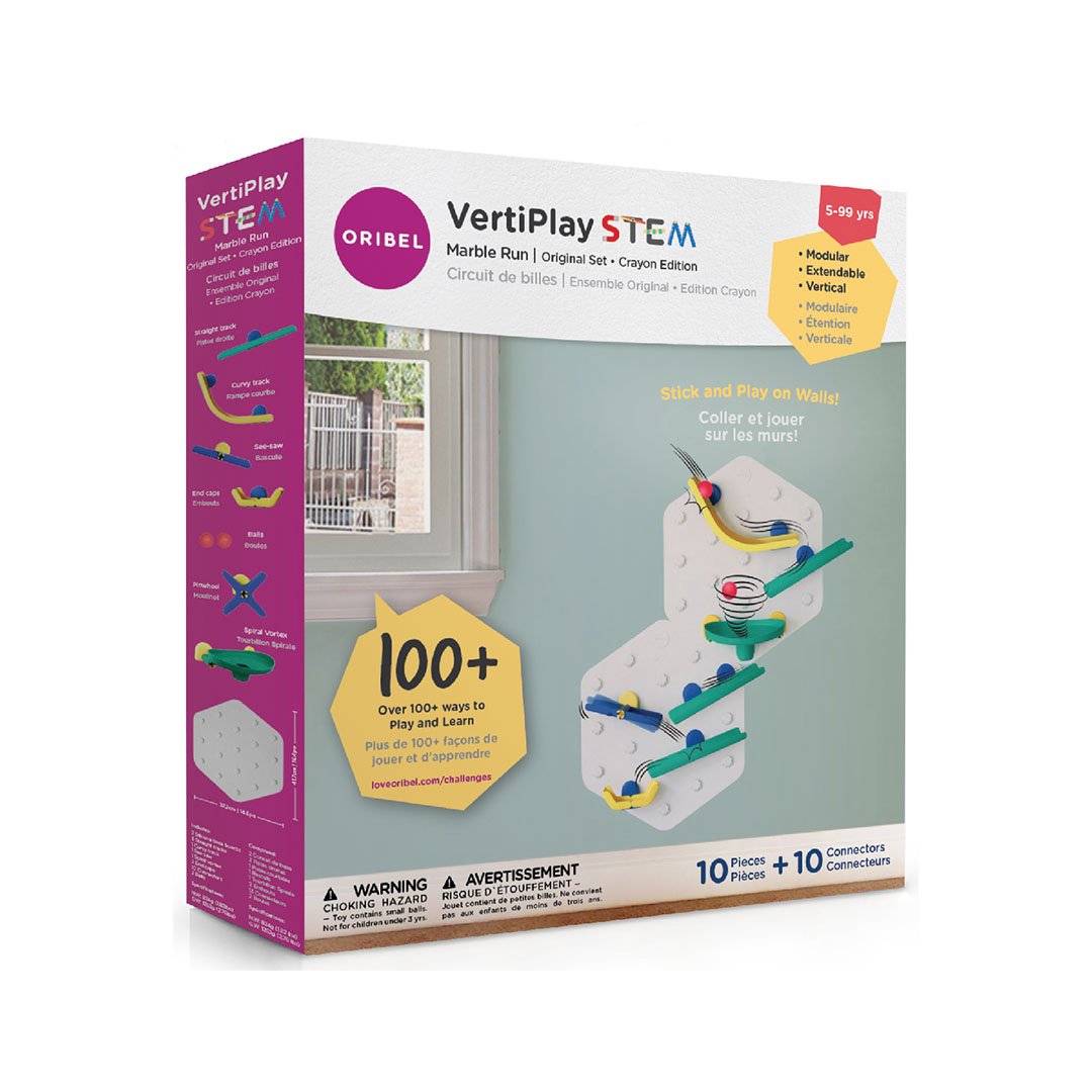 Crayon Edition: Set of 2 – VertiPlay STEM Marble Run 