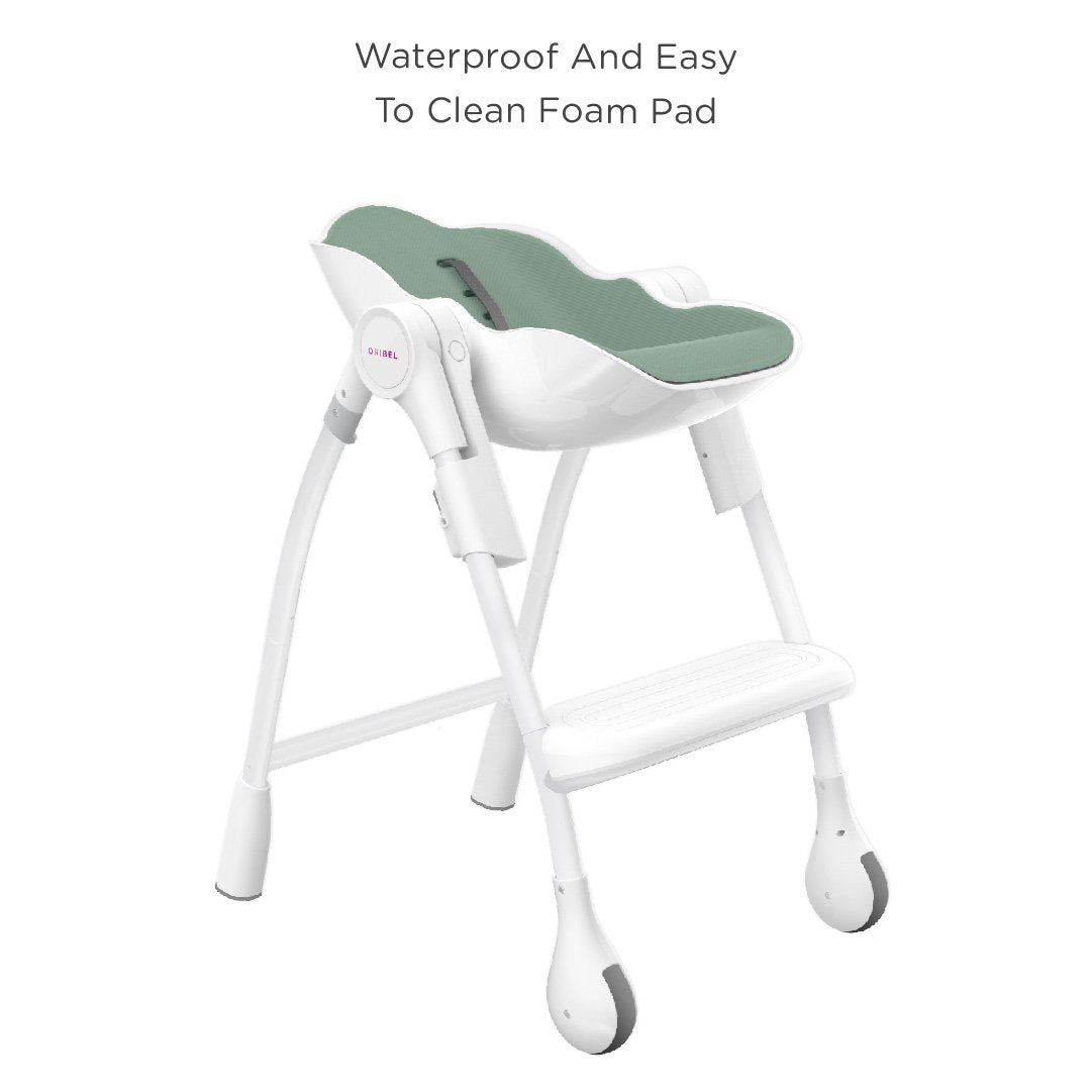 Cocoon High Chair + Seat Liner Combo:  Green Pistachio Macaron