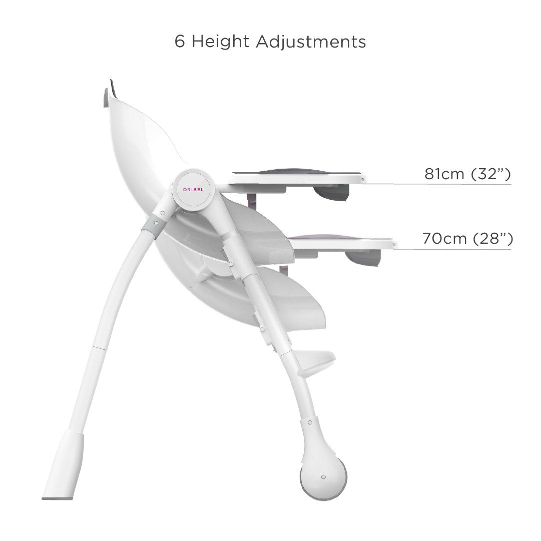 Cocoon High Chair + Seat Liner Combo:  Slate