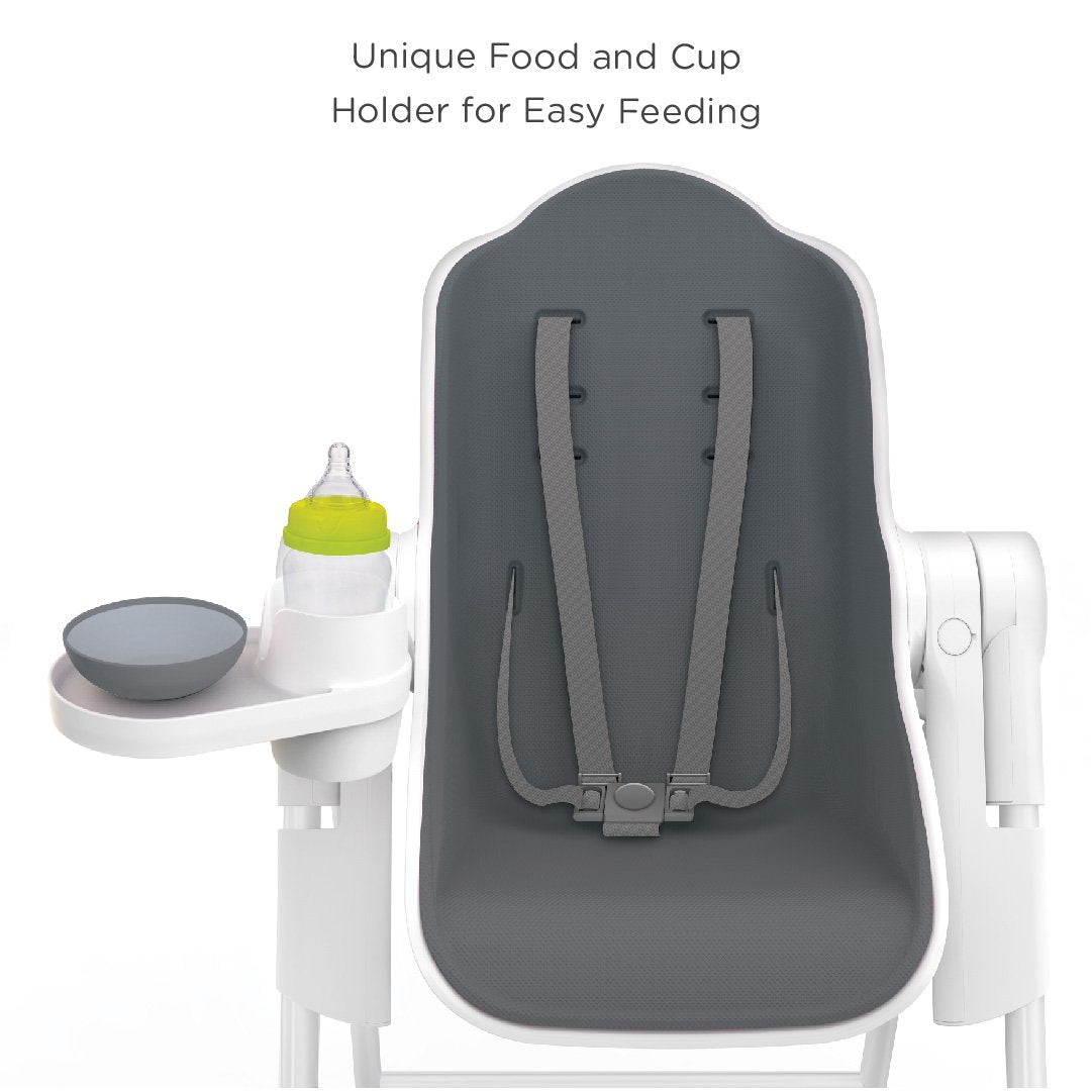 Cocoon High Chair + Seat Liner Combo:  Slate