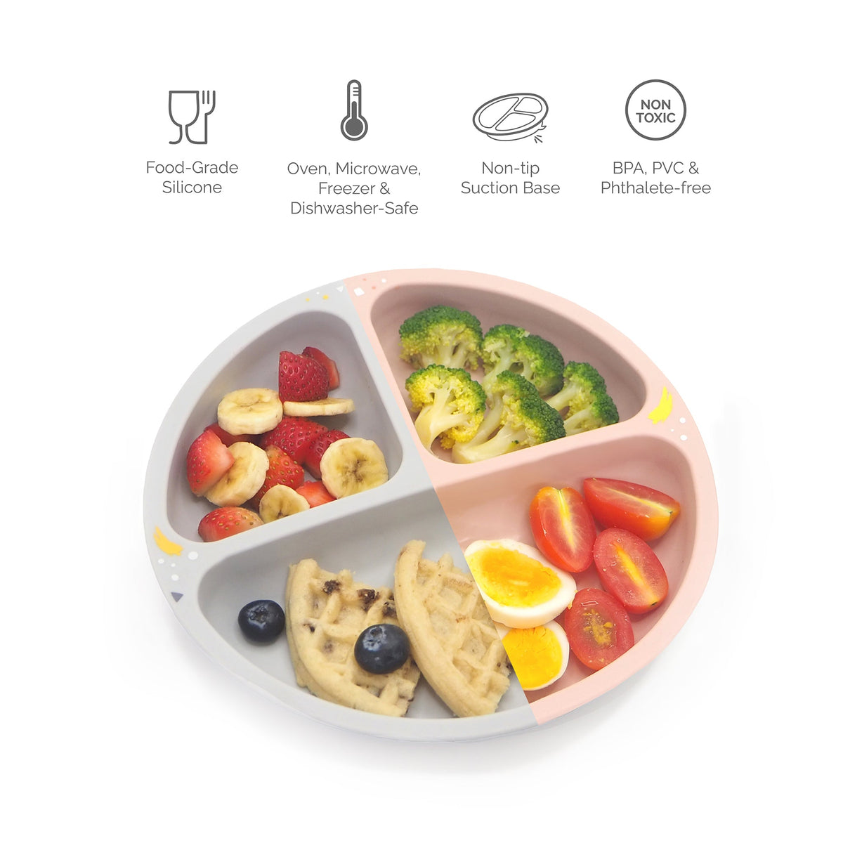 Baby Plate Fork & Spoon: Earl Grey