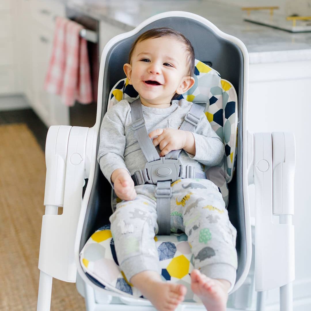 Cocoon High Chair + Seat Liner Combo:  Slate