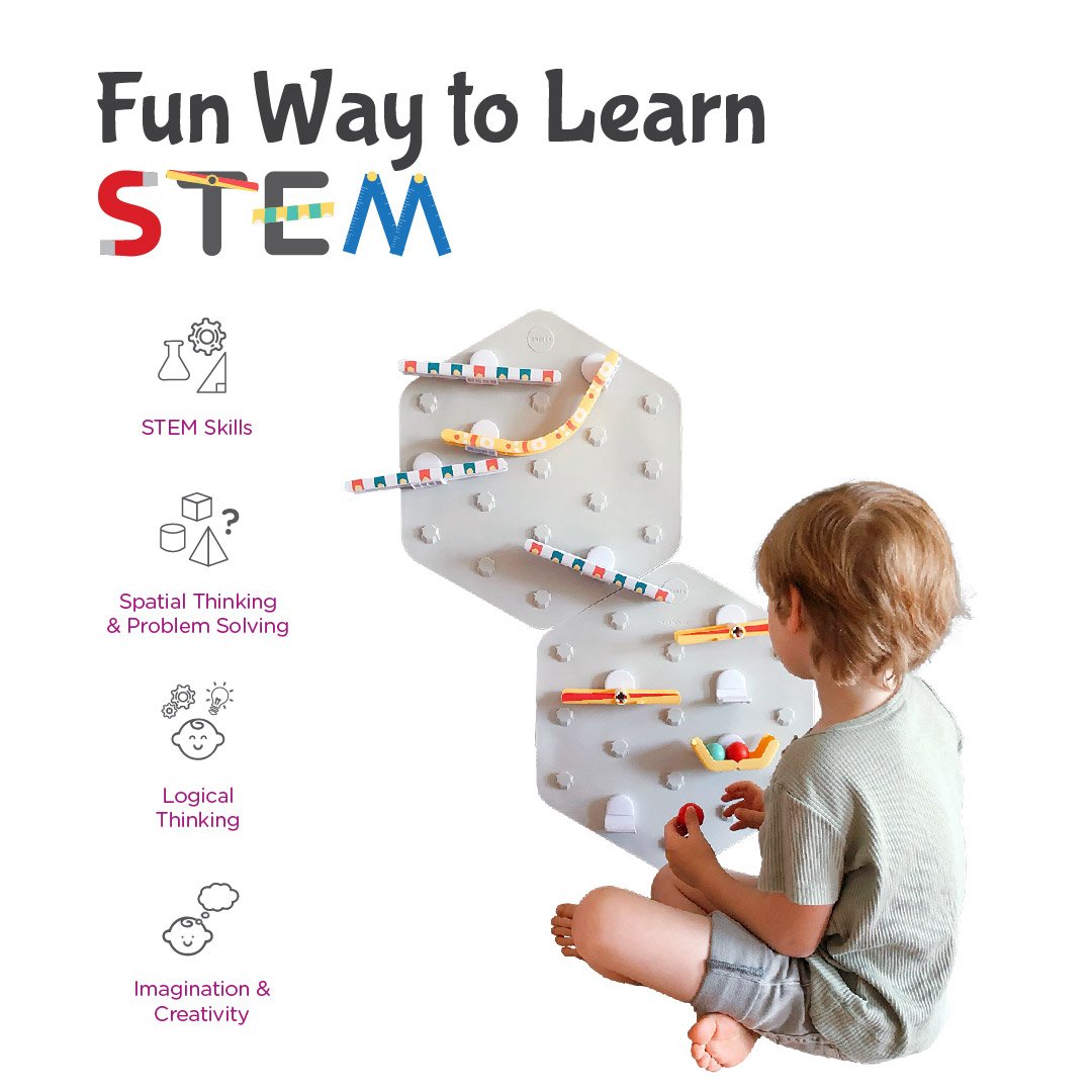 VertiPlay STEM Marble Run: Original Set of 2